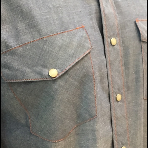 🔥 VINTAGE JCPENNEY EMBROIDERED SHIRT SIZE MEDIUM - Picture 7 of 8